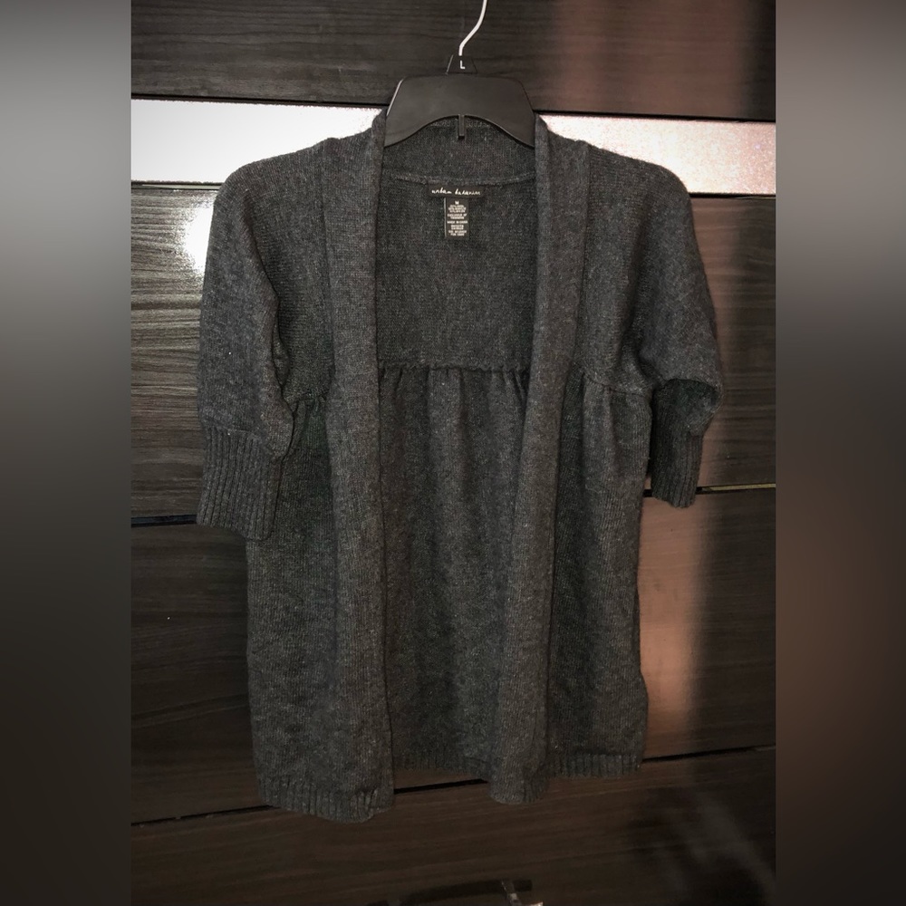 3/4 Sleeve Gray Cardigan